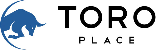 A blue bull logo with the words "Toro Place" beside it.